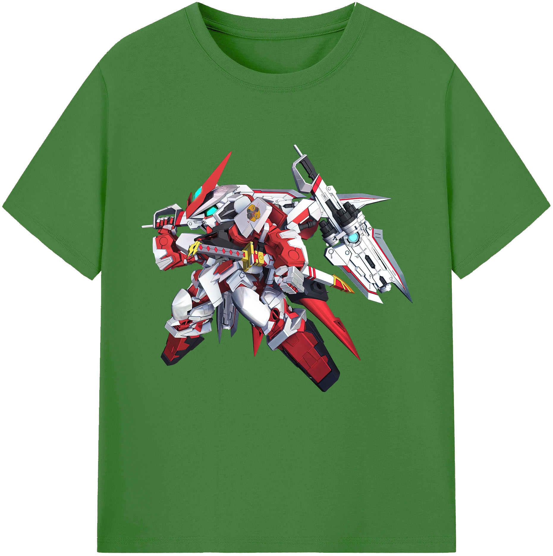 （画像用） 機動戦士ガンダム Mobile Suit Gundam レディースカジュアルプリントTシャツ（綿100％）